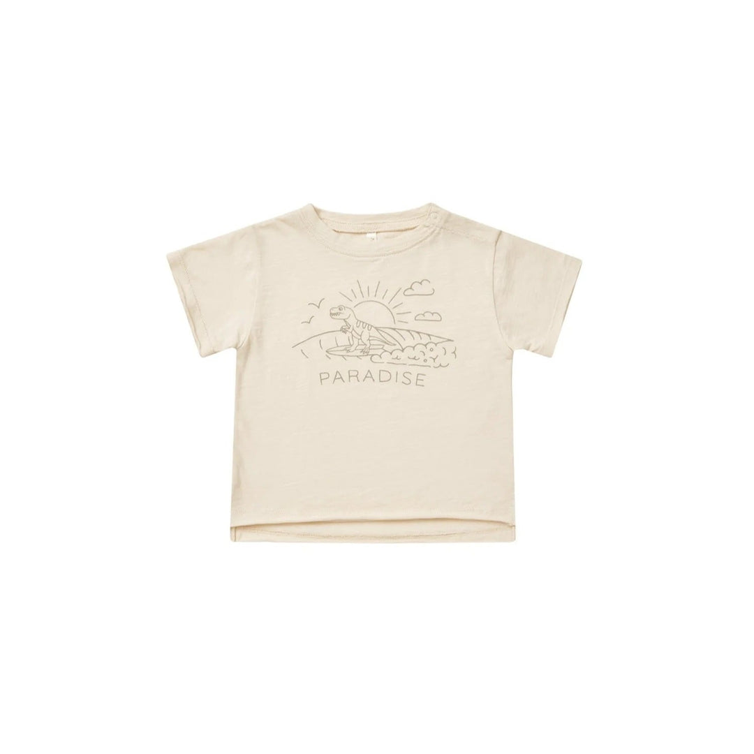 chandail manches courtes dinosaures Rylle+ Cru Mlle et Coco