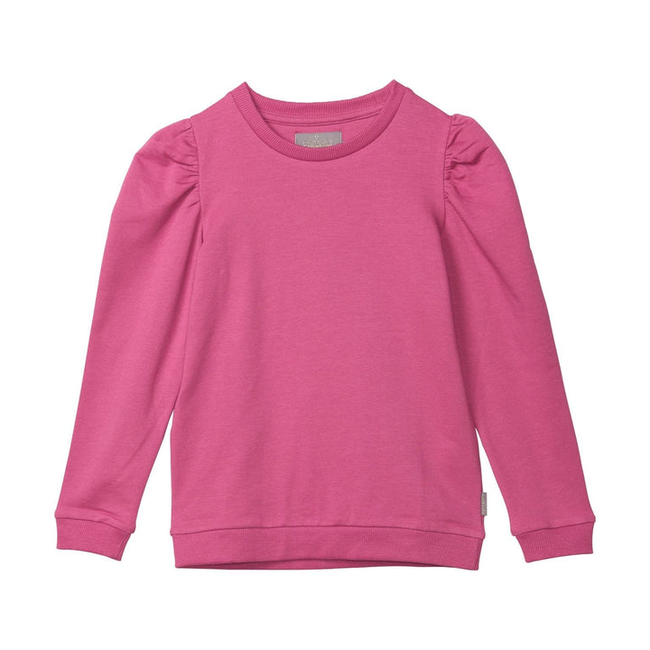 chandail manches longues épaulettes fushia vêtement Creamie fille mlleetcoco