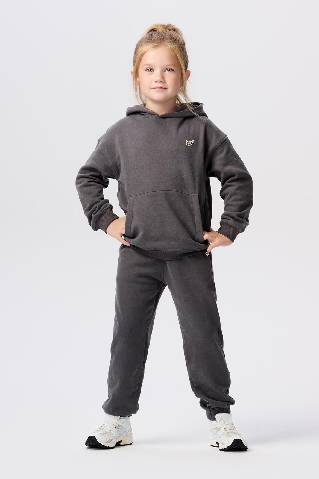 chandail capuchon gris Noppies enfant Mlle et Coco Coton