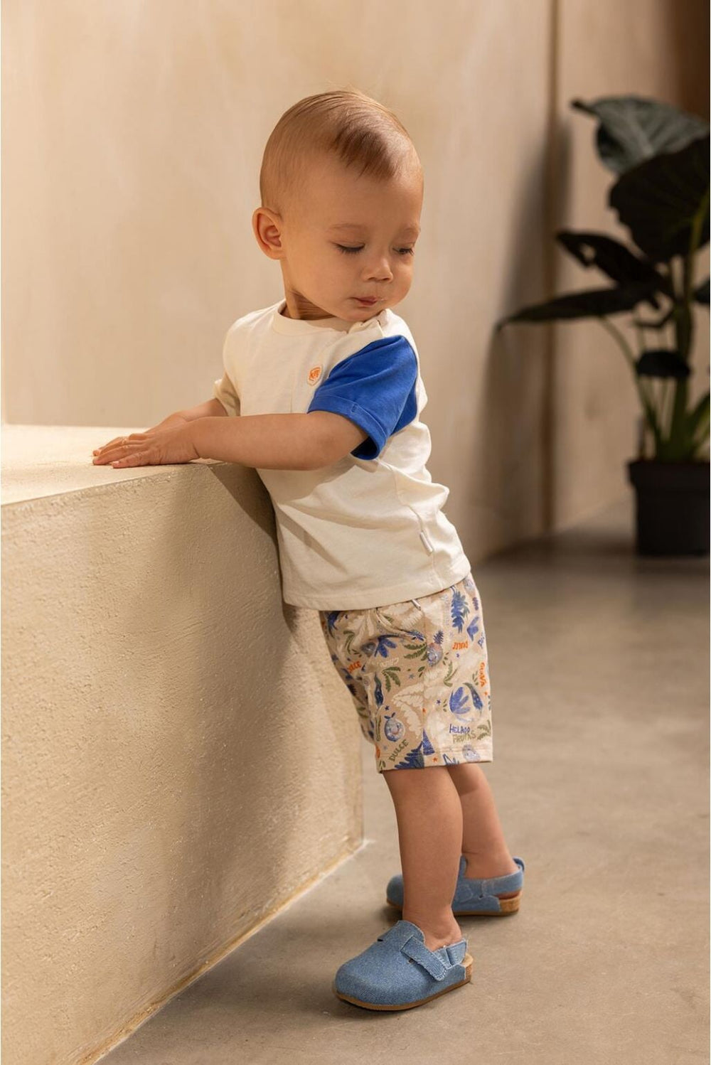 T-shirt Odawara - Crème, bleu et moka - Noppies Vêtements (échantillons) Noppies 
