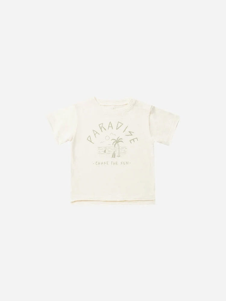 t-shirt beige paradise chase the sun Rylee - Cru