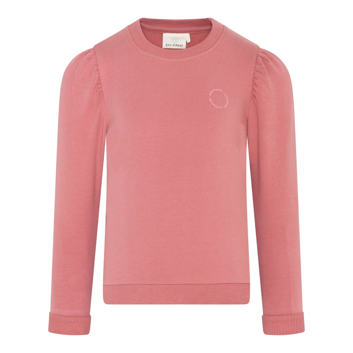 chandail pull manches longues épaulettes vieux rose vêtement En-fant