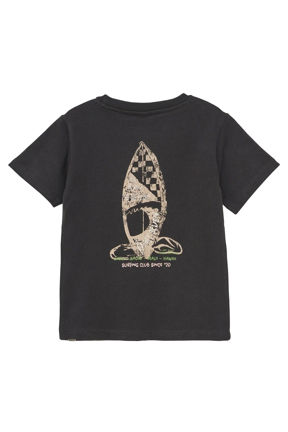 Chandail manches courtes surf noir Daily Seven Mlle et Coco