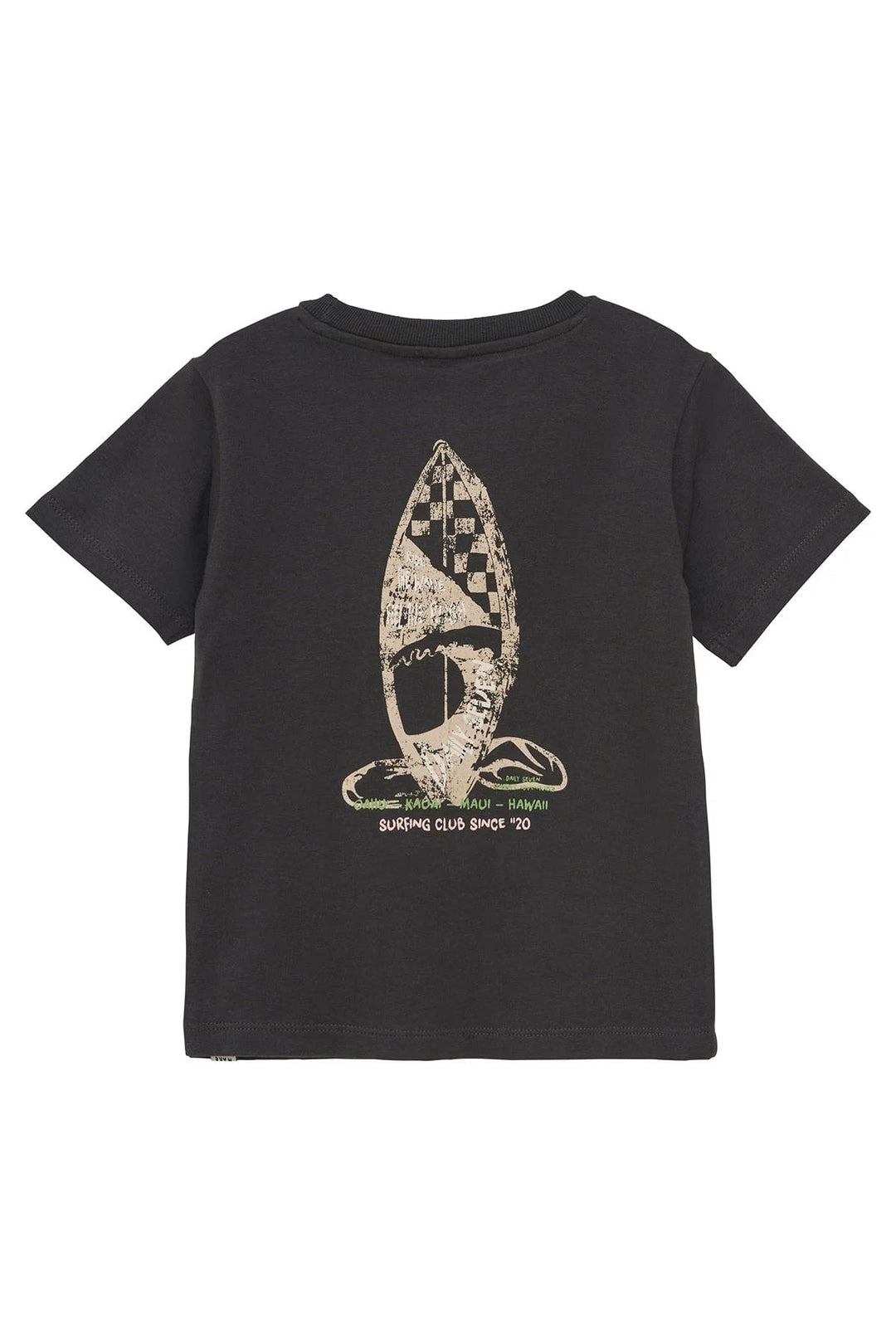 Chandail manches courtes surf noir Daily Seven Mlle et Coco