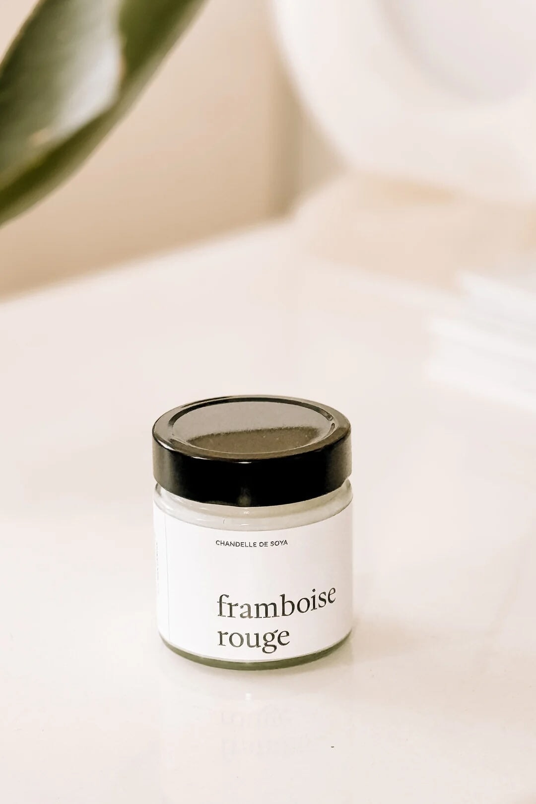 Chandelle framboise rouge Marée Mlle et Coco