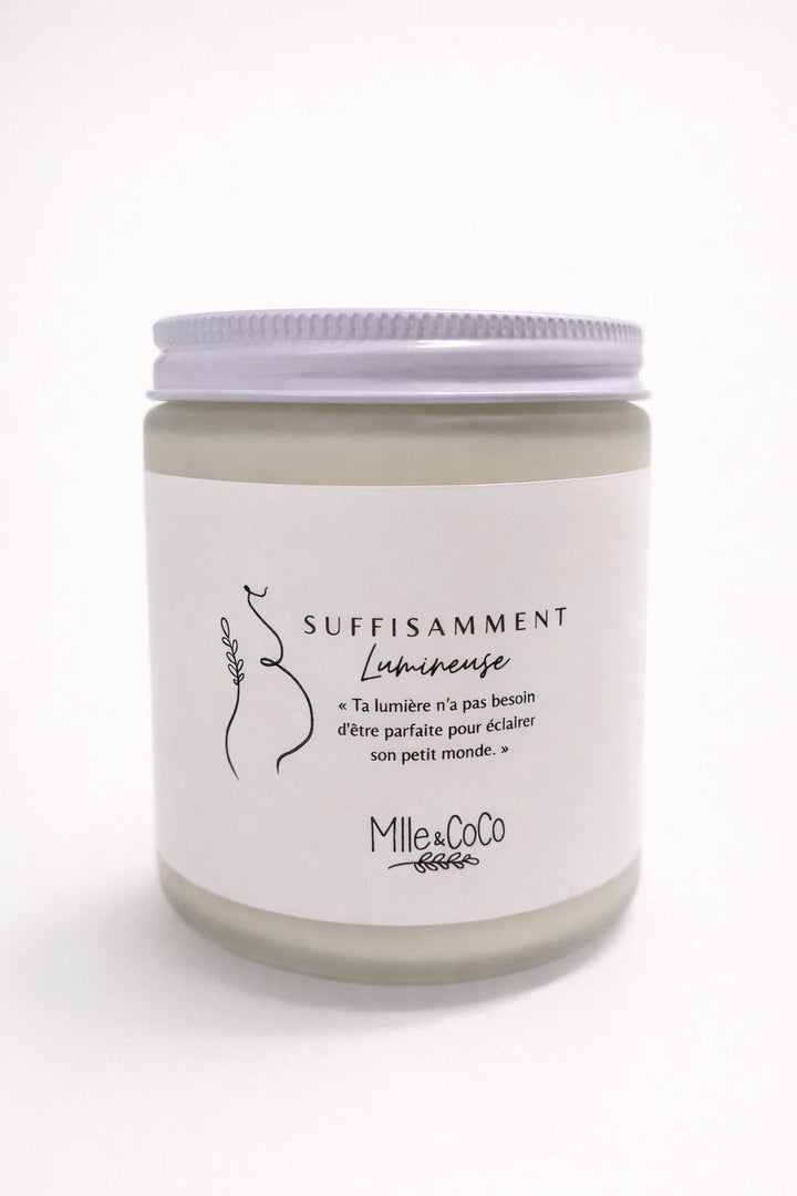 chandelle soya suffisamment lumineuse Mlle et Coco idée cadeau