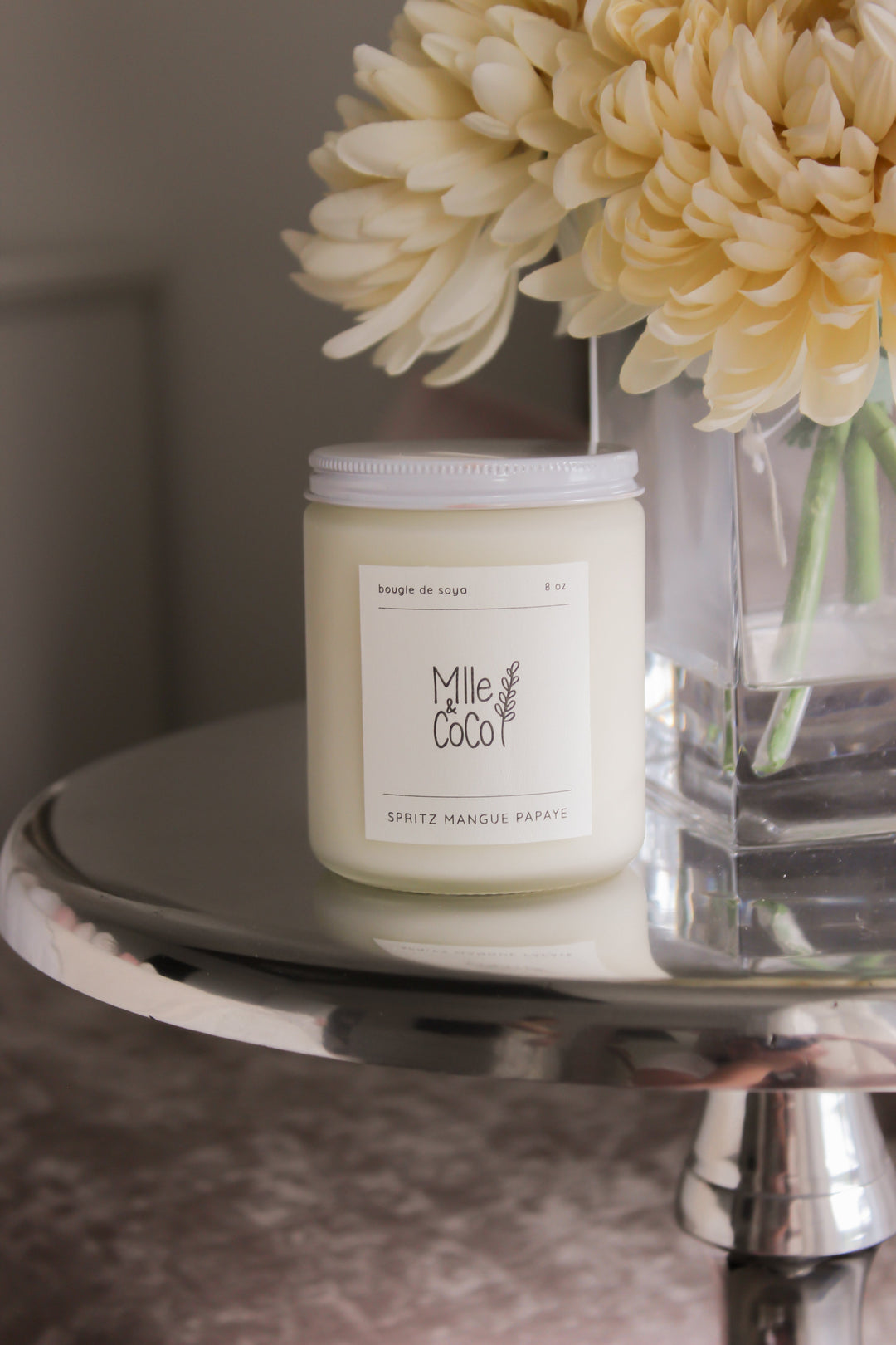 chandelle spritz mangue papaye Mlle et Coco maison