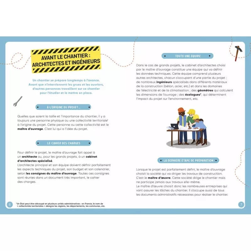 À la découverte du chantier coffret auzou jeu enfant apprentissage
