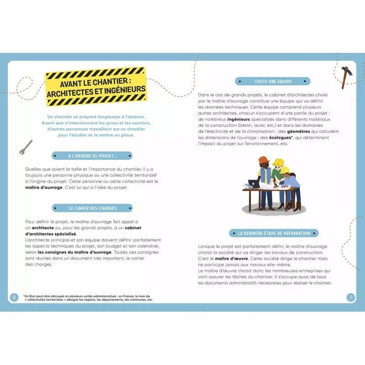 À la découverte du chantier coffret auzou jeu enfant apprentissage
