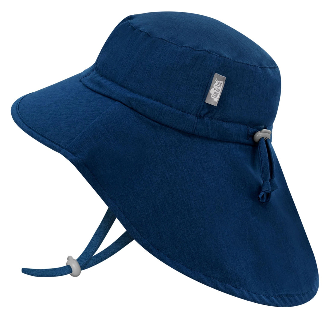 Chapeau Aventure bleu Marin de Jan & Jul vendu par Mlle & Coco