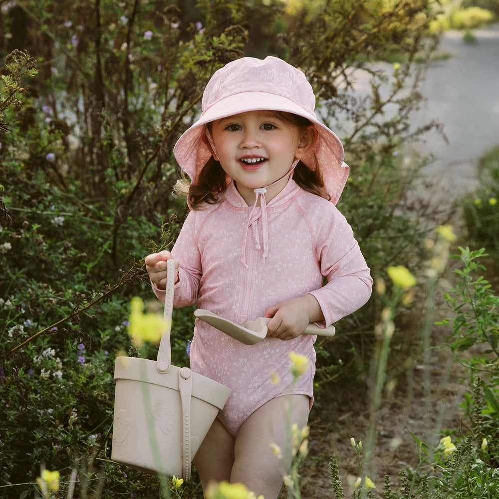 Chapeau Aventure Jan & Jul motif Prairie Rose, vendue par Mlle & Coco