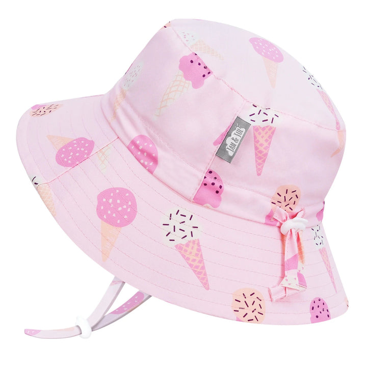 Chapeau Jan &amp; Jul avec motif crème glacée, vendu par Mlle &amp; Coco