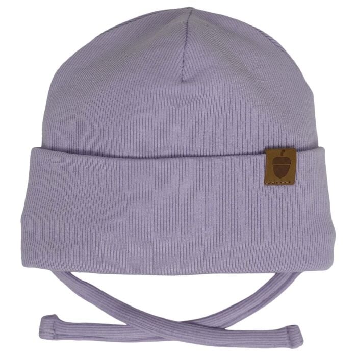 Chapeau en tricot mi-saison lilas (orchidée) Calikids Mlle et Coco