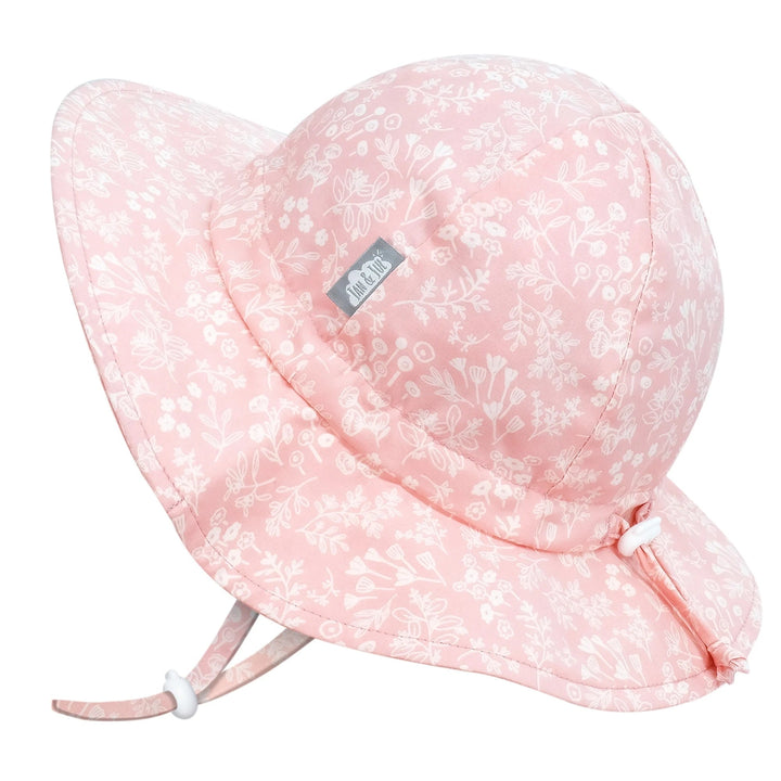 chapeau été coton Jan Jul pink prairie Mlle et Coco