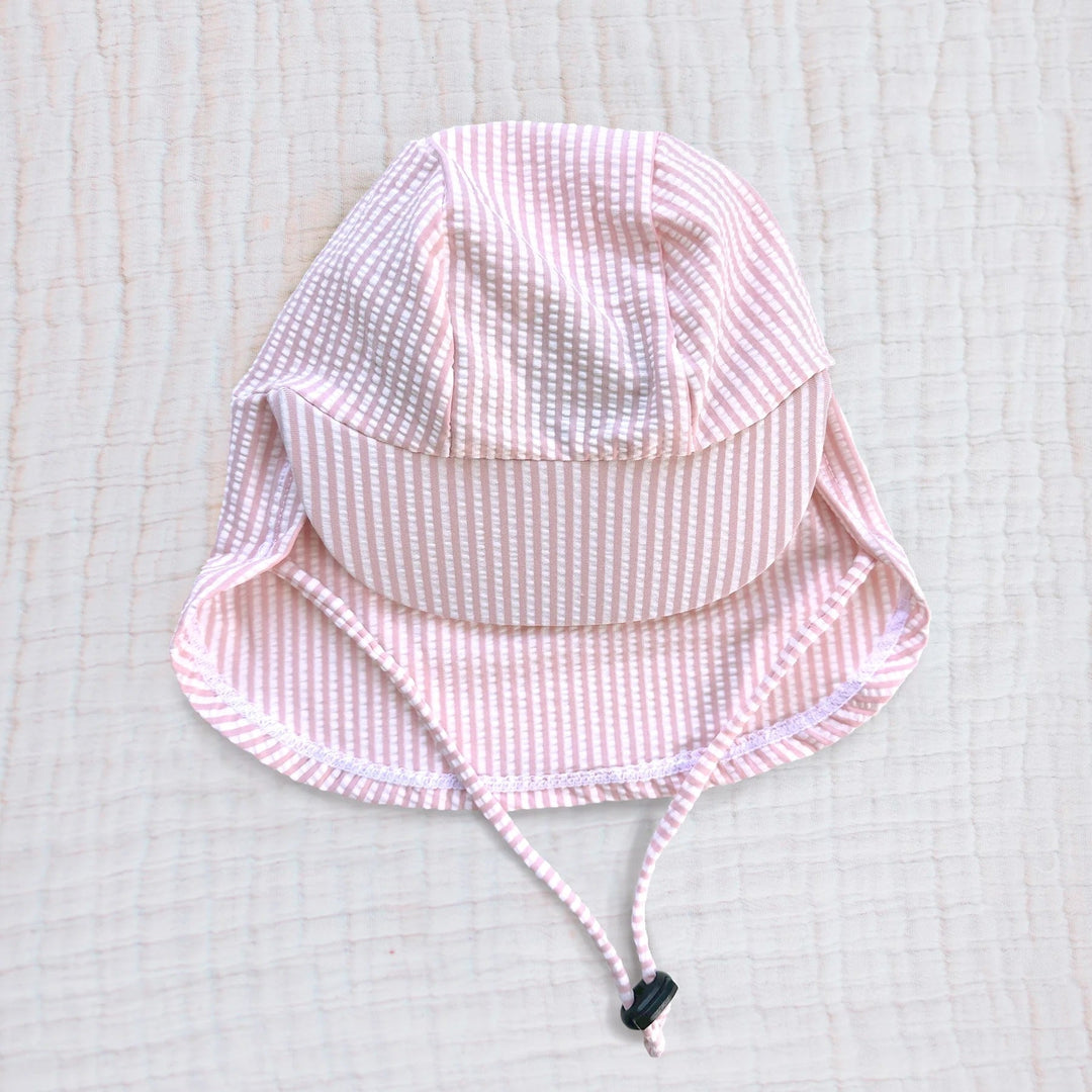 chapeau piscine extensible Honey Suckle rose blanc mlle et Coco