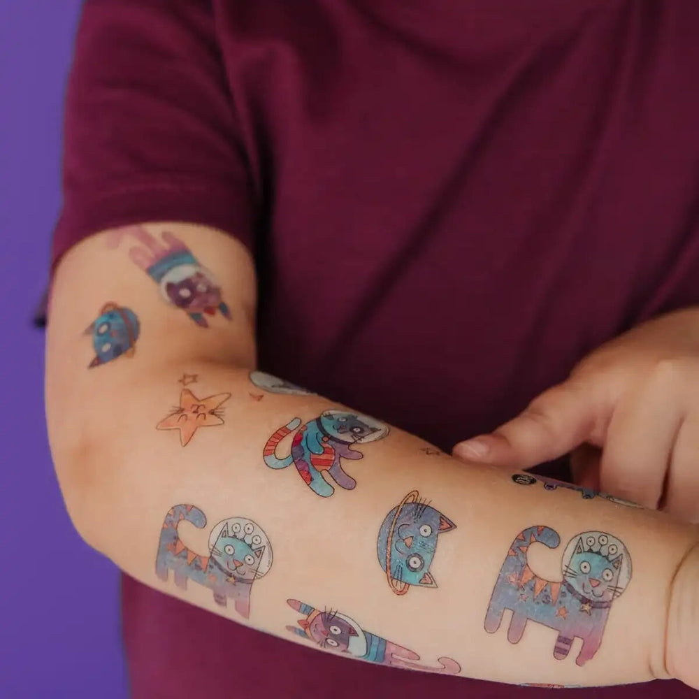 Tatouages temporaires - Chats de l'espace - Pico tatouage Jouet/jeux Pico tatouage 