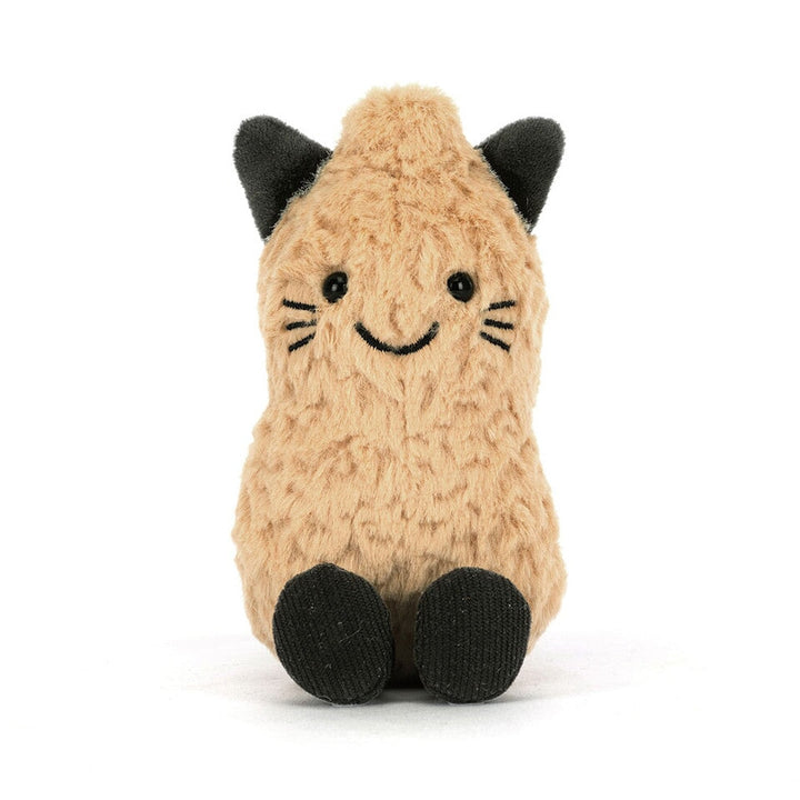 Peluche amuseable cacahuète en tenue chat Halloween Jellycat Mlle et Coco