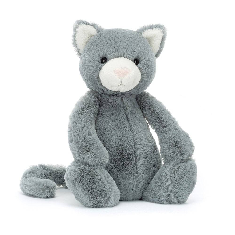 Peluche chaton timide gris Jellycat Mlle et Coco
