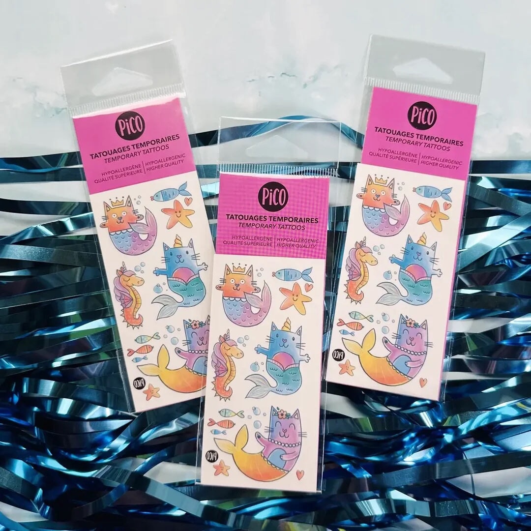 pico tatouage les chatsirènes activité enfant compagnie québécoise
