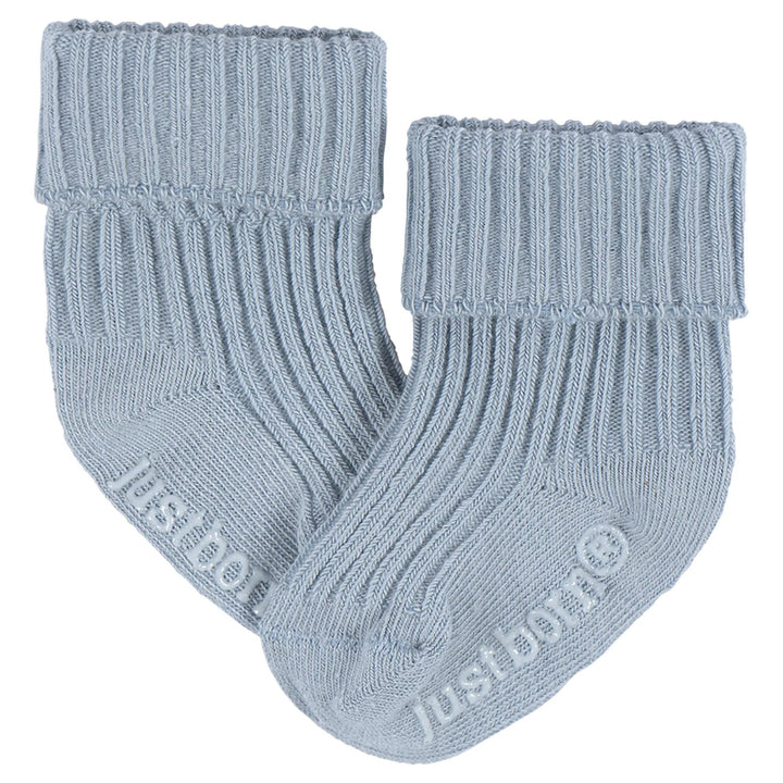 Lot de 6 paires de chaussettes pour bébé bleu Just Born Mlle et Coco