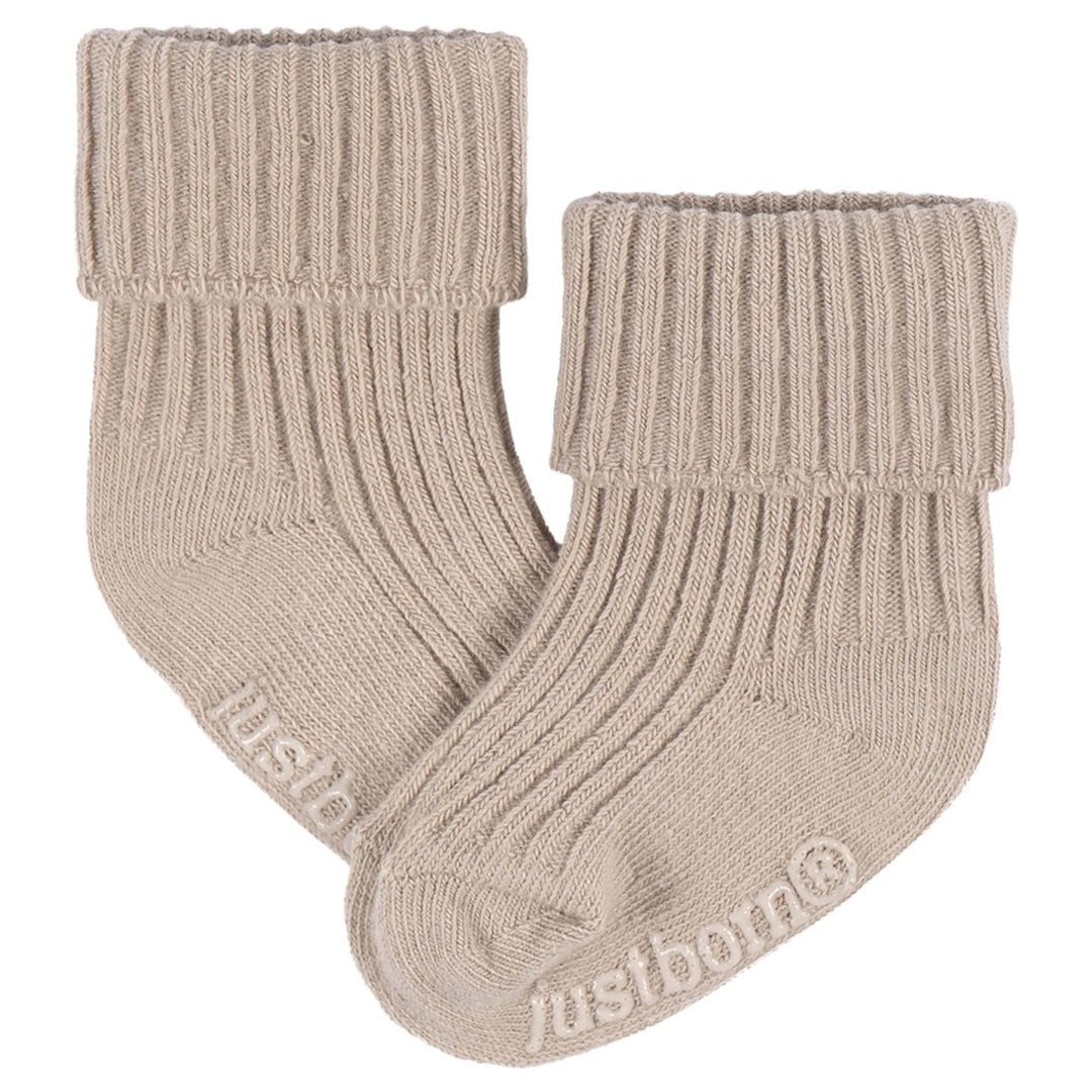 Lot de 6 paires de chaussettes pour bébés tan Just Born Mlle et Coco