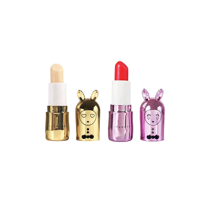coffret duo baume lèvre cheesecake sorbet framboise Inuwet Mlle Coco