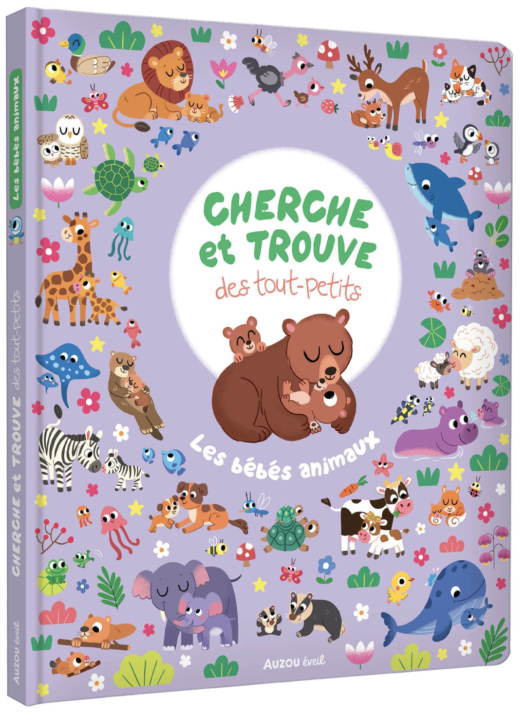 Livre cherche et trouve bébés animaux Auzou Mlle et Coco