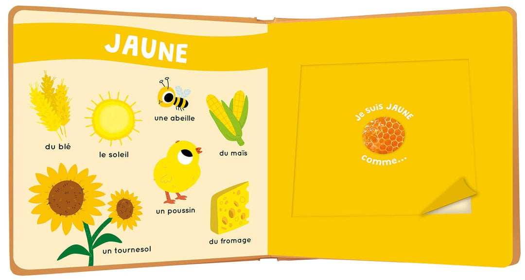 mon livre des odeurs et des couleurs la ferme Auzou