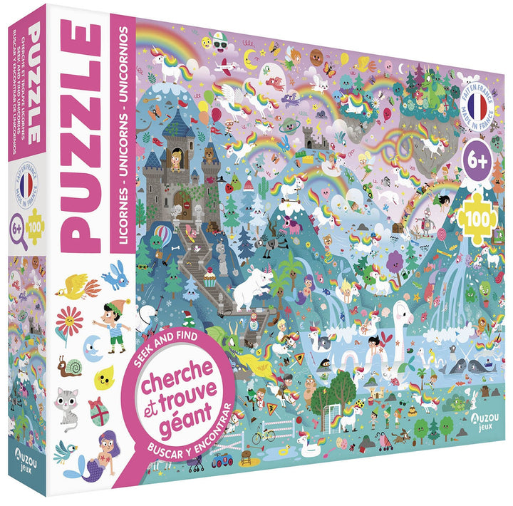 puzzle casse-tête cherche et trouve Auzou Mlle Coco