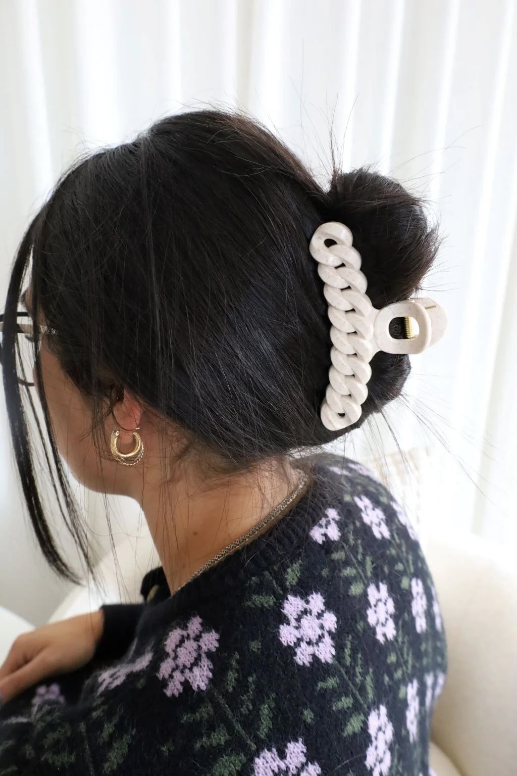 pince cheveux fibre blé avoine accessoire Rose maternité Mlle Coco