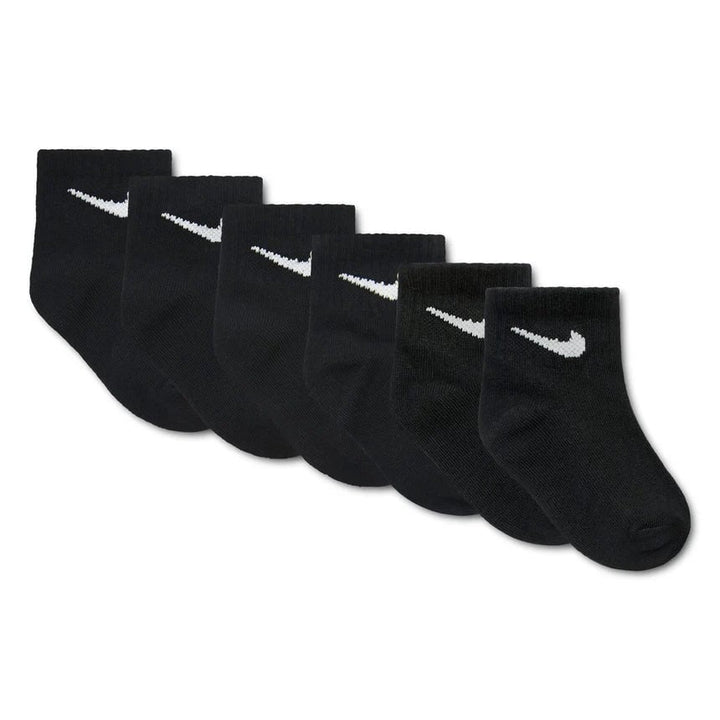 Chaussettes swoosh cheville pack de 6 noir Nike Mlle et Coco