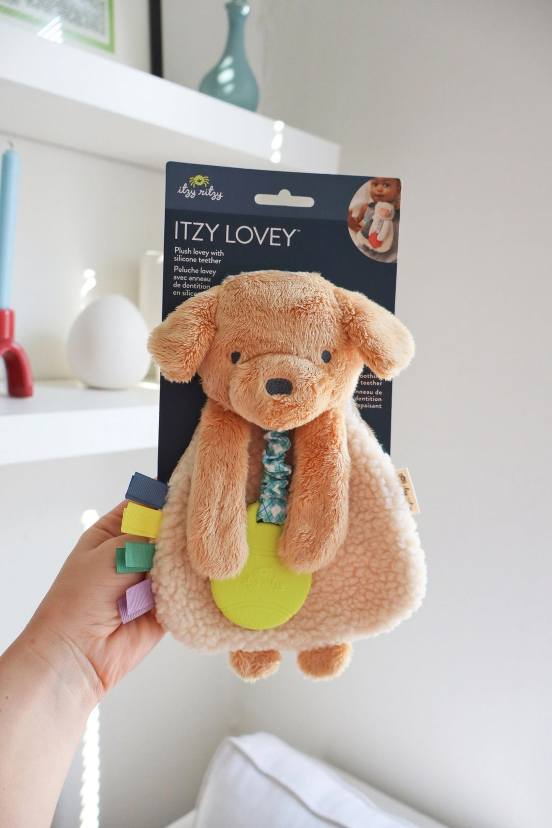 peluche itzy ritzy dentition chien puppy Mlle et Coco
