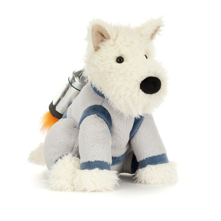 Peluche chien Écossais Munro en tenue spatiale Jellycat Mlle et Coco