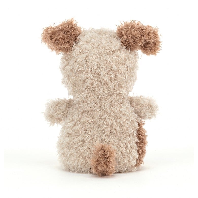 peluche chiot crème et chocolat au lait toutou jellycat jouet enfant