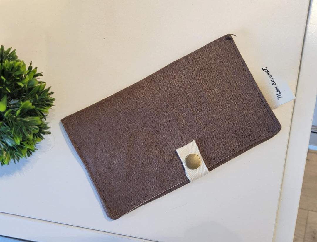 Carnet de santé / passeport - Sauge &amp; co Accessoires parents Sauge &amp; co Chocolat 