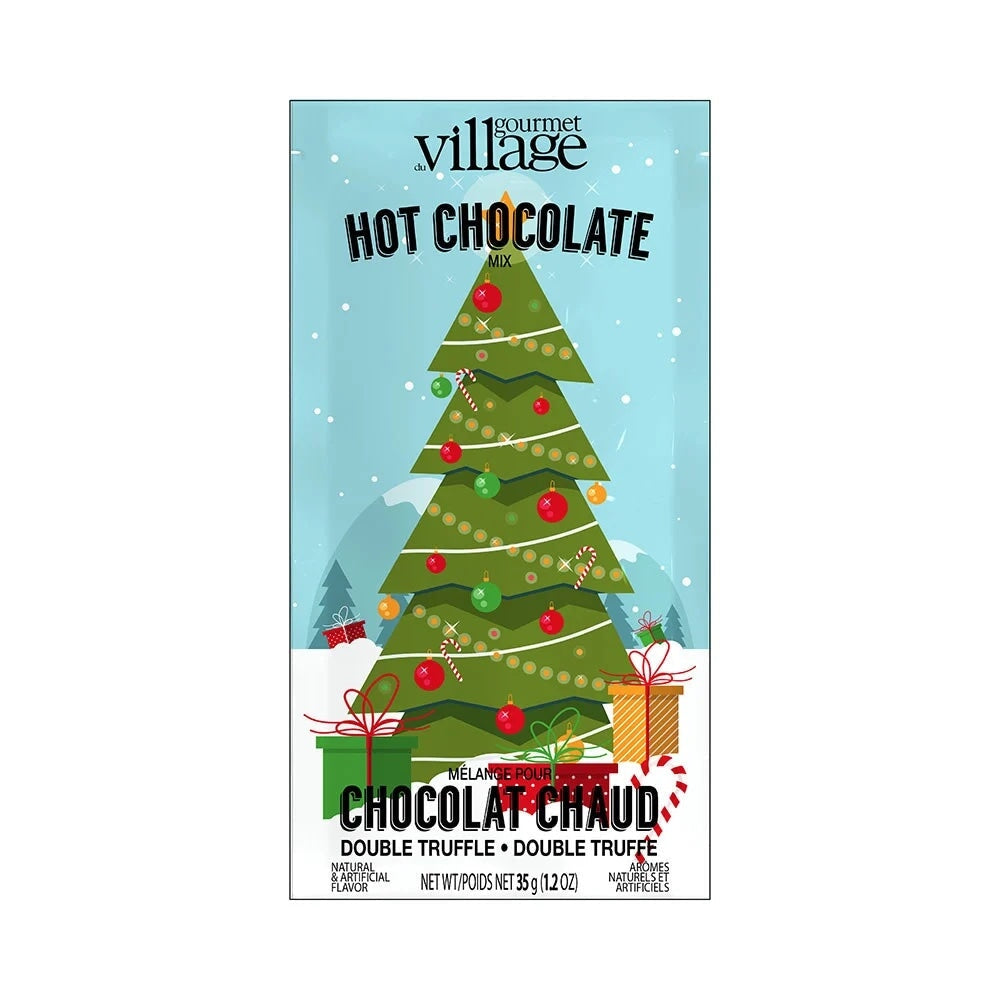 chocolat chaud Gourmet du village Arbre de Noël