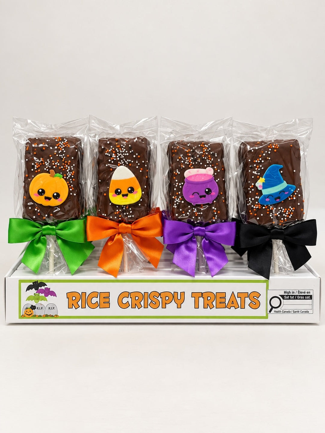 Halloween face crispy pop chocolate Andea Chocolate Mlle et Coco