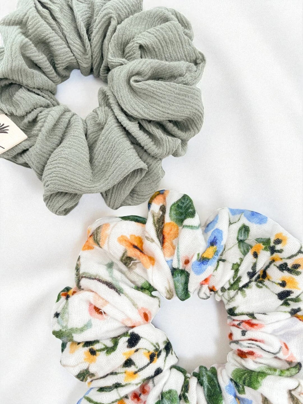 Chouchou coton mousseline Lily Ananas Mlle et Coco