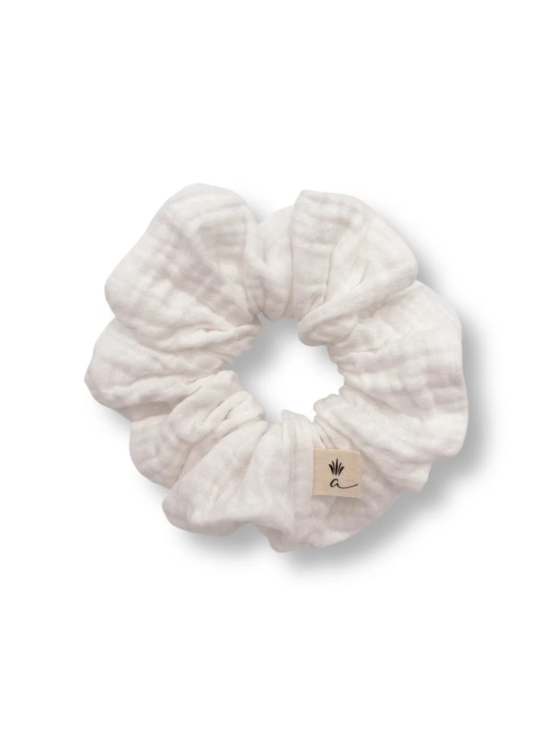 Chouchou mousseline bio blanc Ananas Mlle et Coco