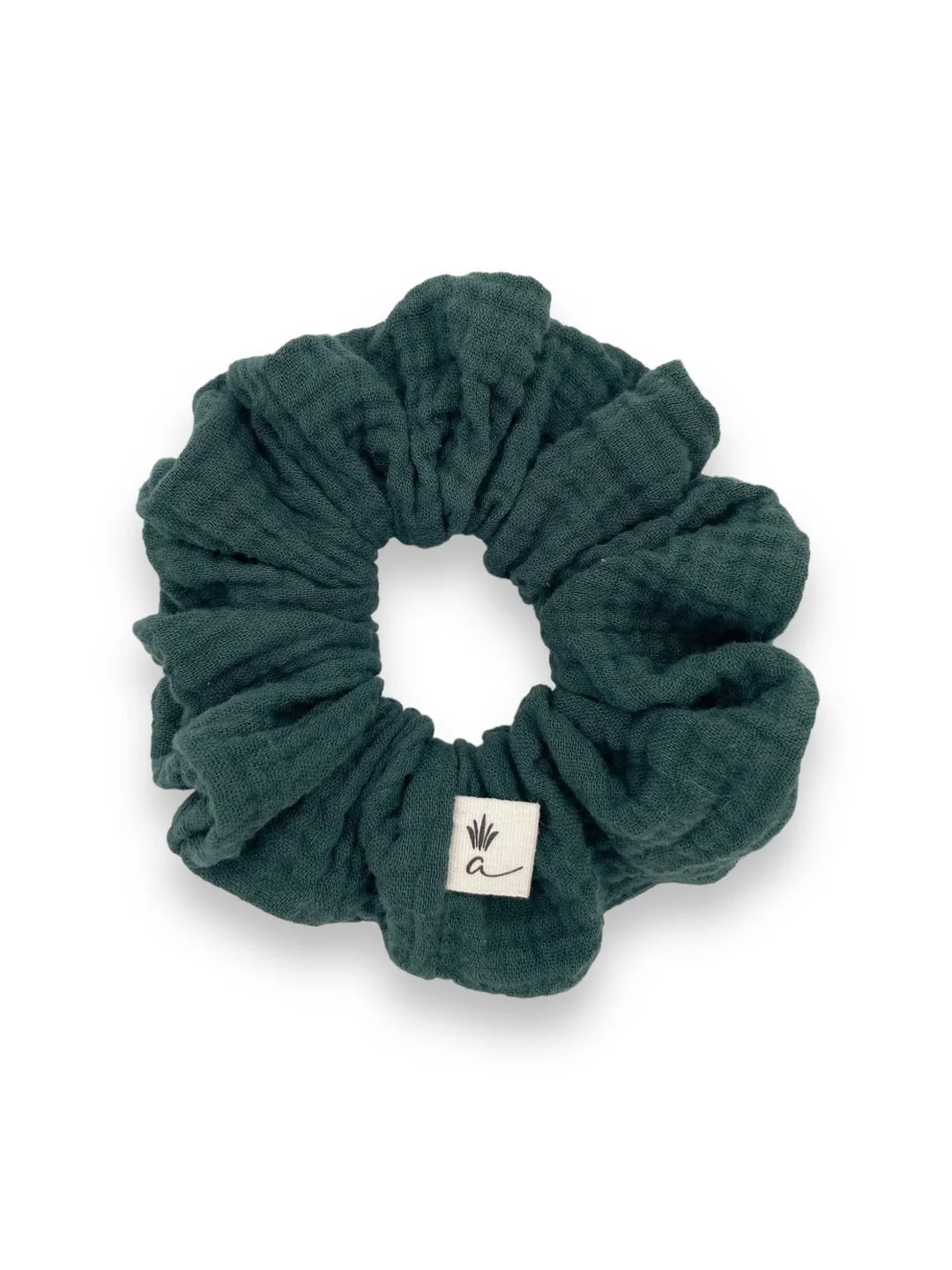 Élastique Chouchou vert forêt Ananas Mlle et Coco