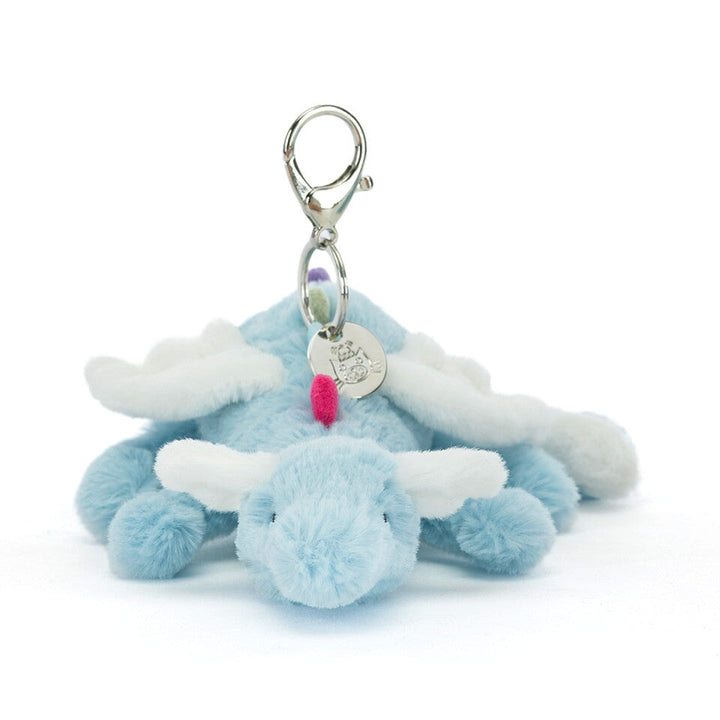 Breloque de sac dragon du ciel bleu Jellycat Mlle et Coco