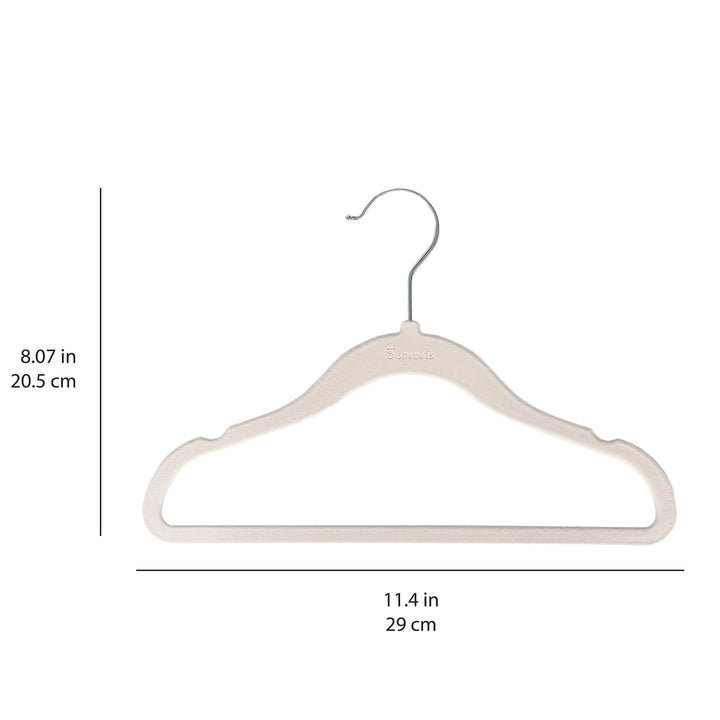 cintres velours crème 3 Sprout Mlle et Coco accessoire