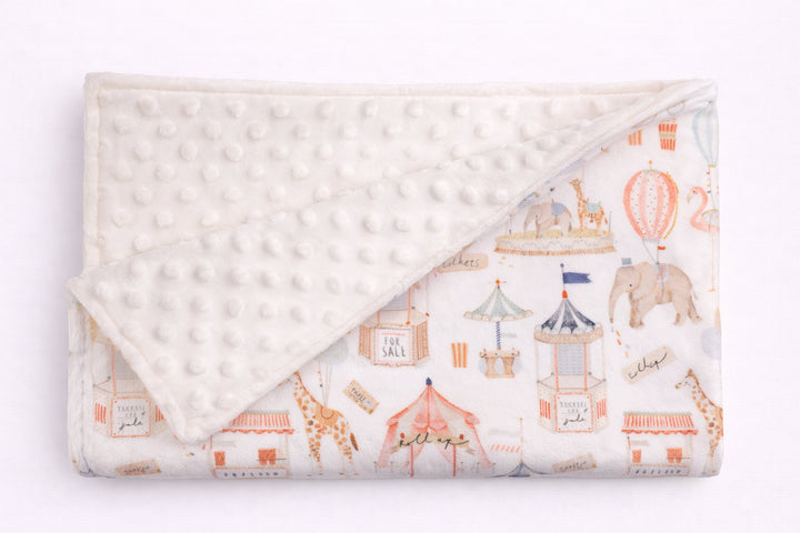Minky Blanket - Circus - Mlle et Coco