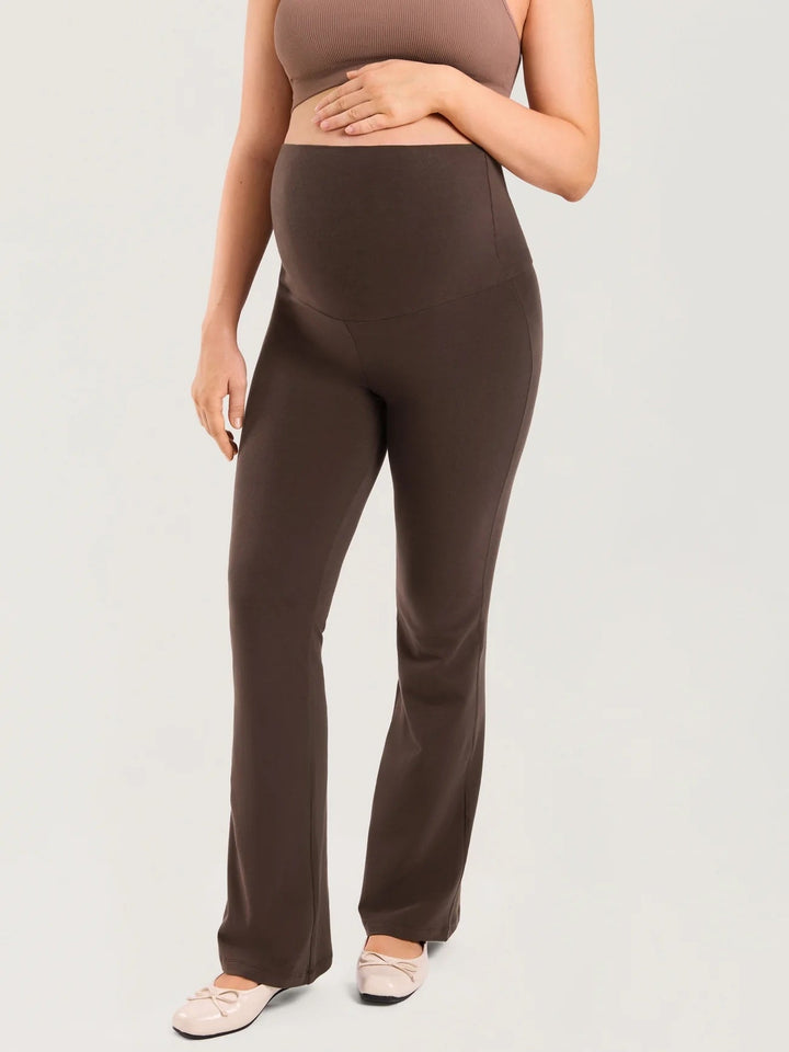 pantalon coton maternité clay brown Momanda Mllet Coco