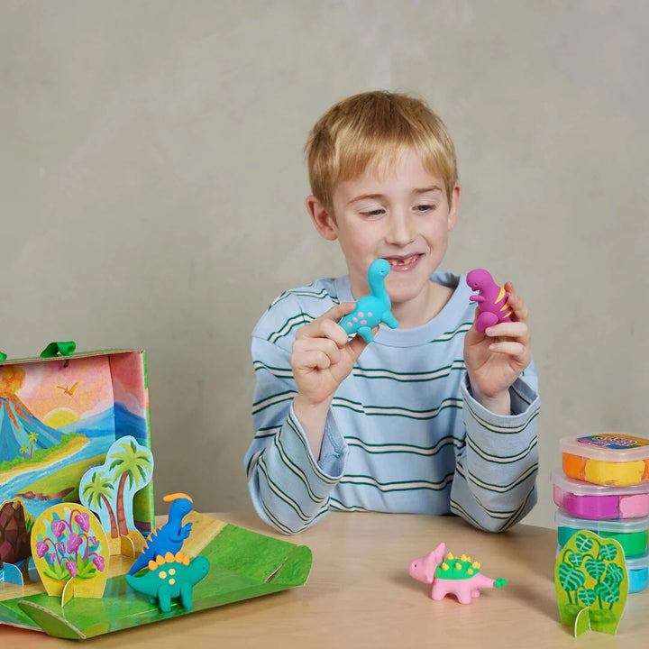 Bricolage Claytopia le monde des dinosaures Tiger Tribe Mlle et Coco