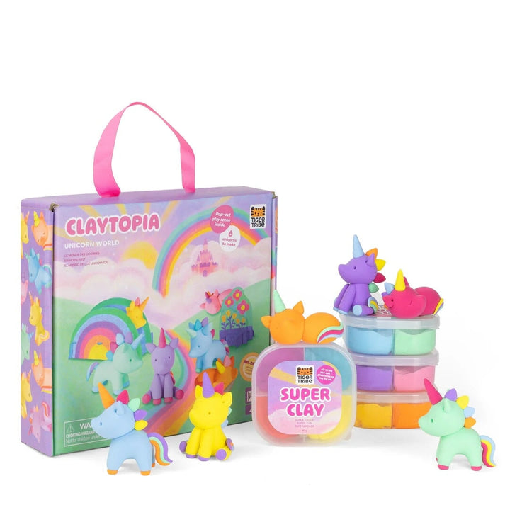 Bricolage Claytopia le monde des licornes Tiger Tribe Mlle et Coco
