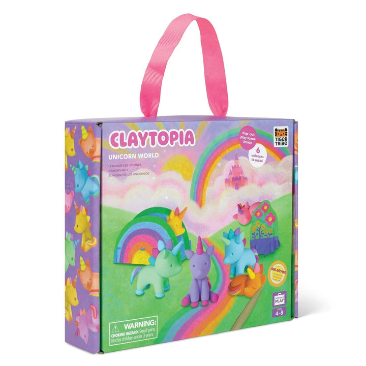 Bricolage Claytopia le monde des licornes Tiger Tribe Mlle et Coco