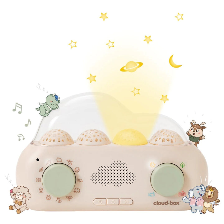 Cloud-box liseuse histoire lumière musicale radio enfant activité éveil