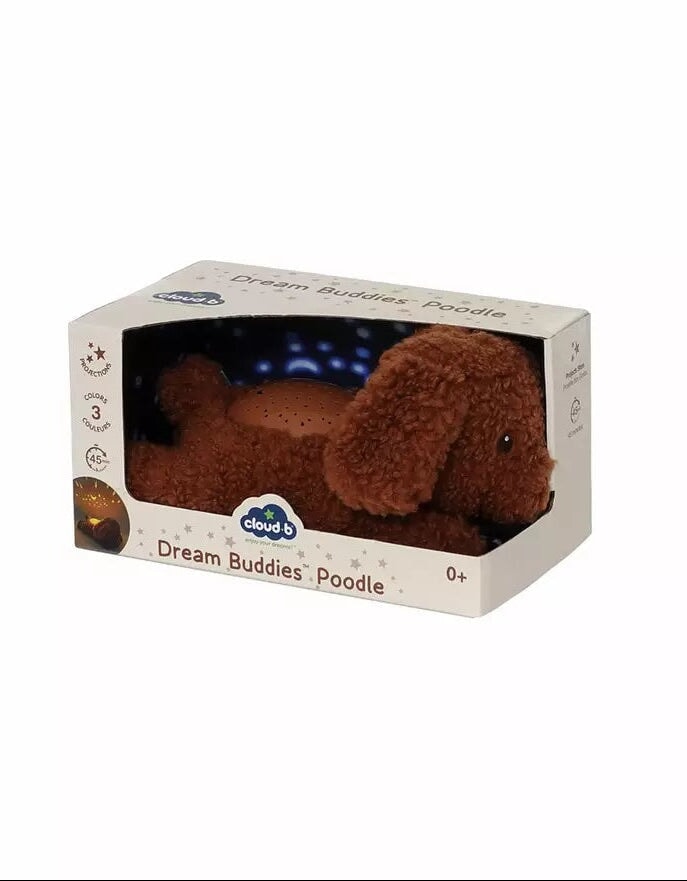 Veilleuse dream buddie poodle Bruno Cloud B Mlle et Coco
