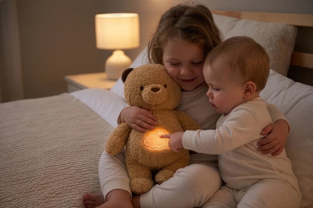 Peluche musicale et lumineuse qui respire Cookie Cloud B Mlle et Coco